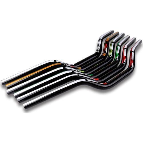 SEP Universal Motorcycle Full Carbon Fiber Handlebar Over size 1-1/8'' 28mm dia 72cm Variable Handlebar