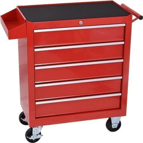 DA-25 5 Drawer Storage Tool Box Trolley Workshop Hardware Mobile Multi-Functional Auto Car Repair Maintenance Toolkit Cabinet