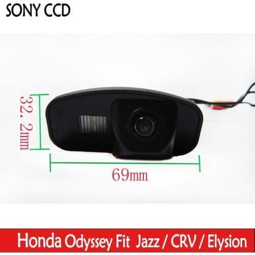 Water Proof New LED Night Vision HD car camera Rear View Reverse color SONY CCD Camera For Honda CRV CR-V Odyddey Fit Jazz