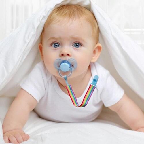 Pacifier Clips Ultralight Multi-use Polyester Baby Pacifier Dummy Clip Babies Accessory Toy Holder Strap Reusable Saliva Towel