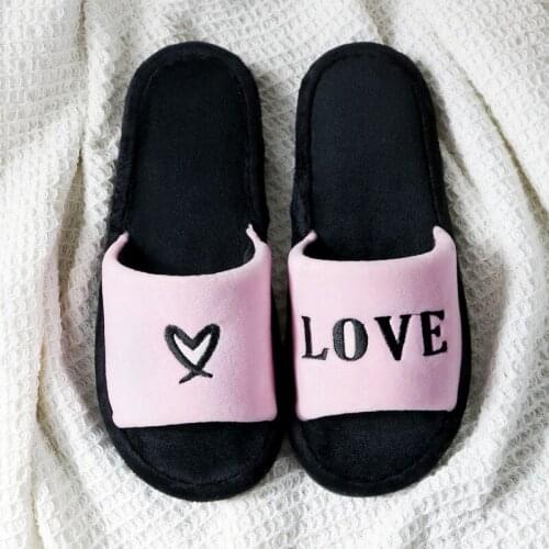 Womens Slippers, Home Floor Cotton Slippers, Mens Home Non-slip Open Slippers, Womens Brand Womens Shoes