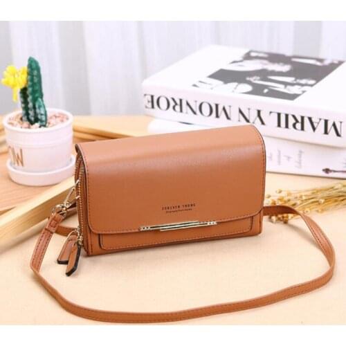 2021 Women Wallet Brand Cell Phone Wallet Big Card Holders Wallet Handbag Purse Clutch Messenger Shoulder Straps Bag