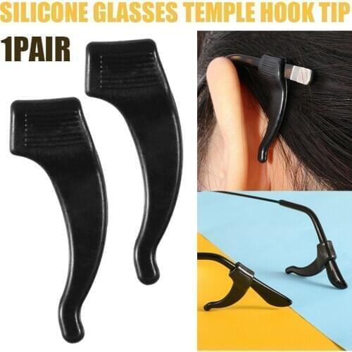 1Pair Silicone Eyewear Anti-Slip Tip Ear Grip Hook Glasses Spectacle Holder Sports Temple Tip Holder Spectacle Eyeglasses Grip