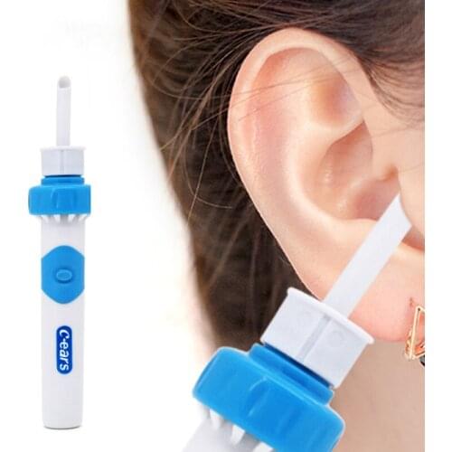 Electric Cordless Ear Care Safe Vibration Painless Ear Cleaner Remover Spiral Ear-Cleaning Device Dig Wax Ear Pick Skin Care