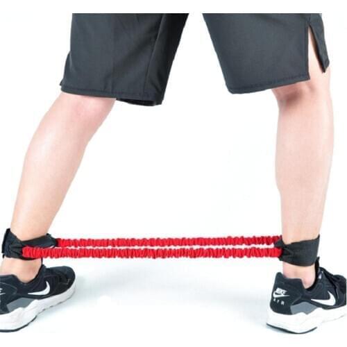 Ankle Resistance Bands Crossfit Yoga Stretch Leg Rubber Bands for Exercise Kinetic Speed Agility Training Outdoor Workout