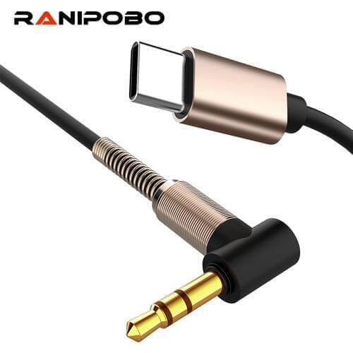 Type C to 3.5mm Headphone Jack 3.5 AUX USB C Cable for Huawei P30 pro Xiaomi Mi 9 8 for Oneplus 7 pro Audio USB C Adapter