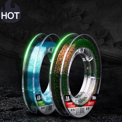 Hot Nylon Fishing line Mainline Wire Fluorocarbon Coated Spotted Fishing Line Strong Wear Resistant Fishing Monofilament Line