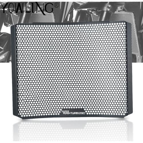 Motorcycle Accessories Aluminum Radiator Guard Protector Grille Grill Cover For 1290 Super Adventure 2015 2016 1290Super ADV