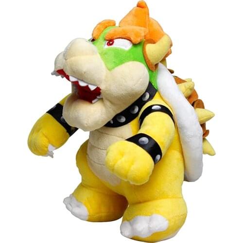 New Cute Classical Game Super Mario Bowser Koopa King Plush 25CM Kids Stuffed Toys For Children Gifts