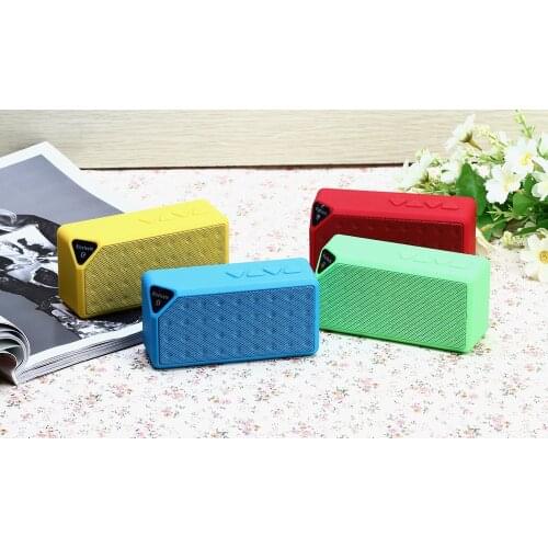 2021 New X3 Rubiks Cube TF Card Wireless Bluetooth Speaker Outdoor Audio Portable Convenient Speaker Practical Multifunctional