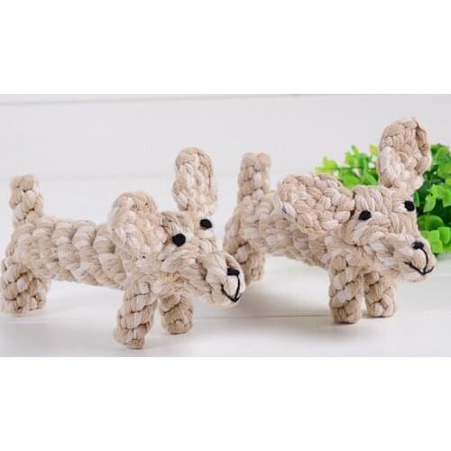 Braided Cotton Rope Dog Toy Pet Toy Dog Molar Clean teeth Toy,Q131