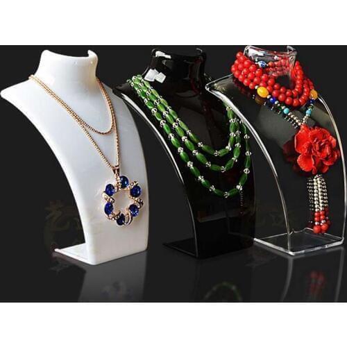 Free Shipping Wholesale 5pcs/lot Both Earring Necklace Display Rack Stand Holder Jewelry Display Necklace Stand Display Rack