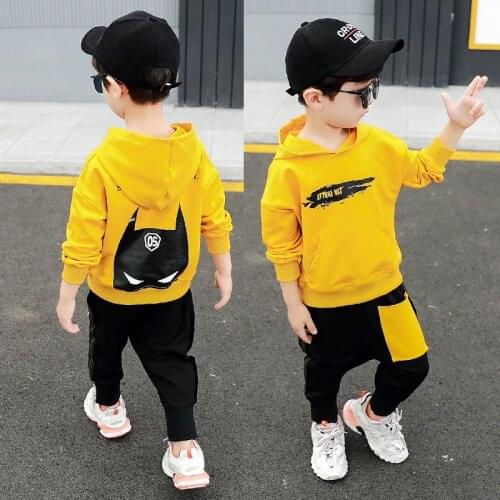 Boys Clothes Sets Spring Autumn Children Fashion Cotton Hoodies+Pants 2pcs Tracksuits for Baby Boys Kids Jogging Suits Clothing