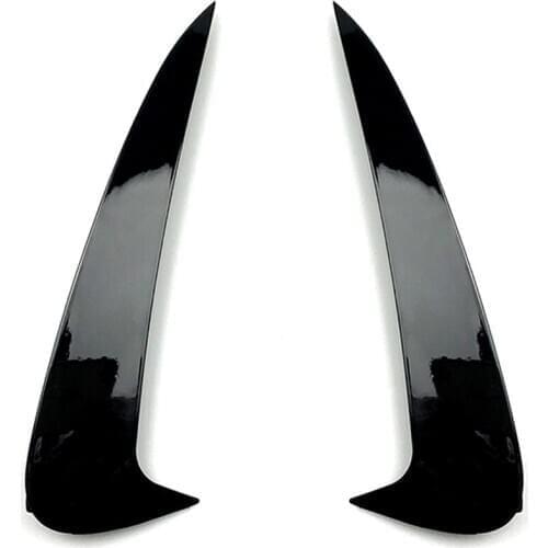 Rear Bumper Spoiler Side Canard for Mercedes for Benz C Class Estate S205 C180 C200 for AMG Black