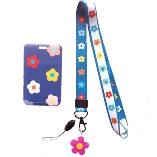 Women Card Badge Holder 1PCS Fashion Cute Girls Business Plastic Card Cover Bag for Student Bus ID Card Neck Strap Badge Holder