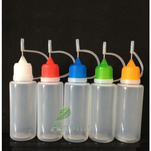 100pcs 15ml Needle Dropper Bottle Plastic Bottles With Metal Tip e Liquid Empty Bottles 15ml Plastic Dropper bottle
