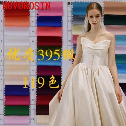 120 Colors High Quality Wedding Dress Heavy Satin Material 150cm Width Wholesale Evening Dress Satin Fabric