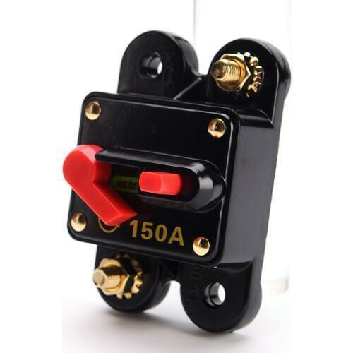 150 Amp Circuit Breaker with Manual Reset, for Marine Boat Trolling,12V- 24V DC, Waterproof
