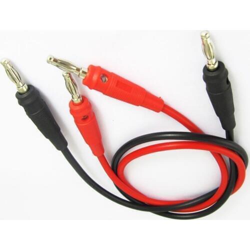 20 Pcs 4mm Banana Plug To 4mm Banana Plug Silicone test Cable High Voltage 1M