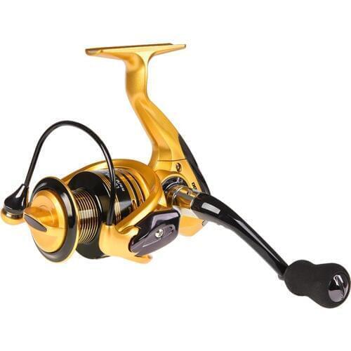 All-metal arm 13+1BB Fishing Reel Ball Bearings Spinning Reel Freshwater Sea 5.5:1 Carp Fishing Tackle Tool Carretilha pesca