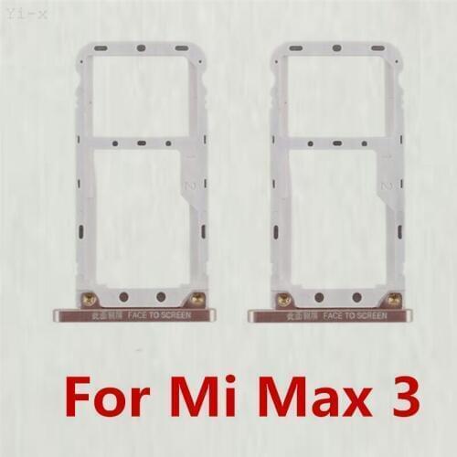 SIM Card Tray Slot Holder Adapters For Xiaomi Mi Max 3 Max3
