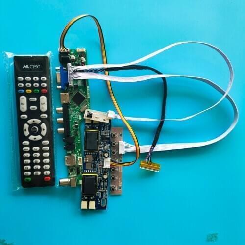 For LM190E08-TLL1 Resolution TV VGA AV Digital Signal 30pin VGA kit 4 lamps HDMI LCD 1280X1024 19" Controller Board