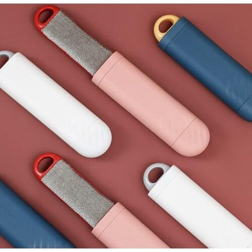 Double-sided household electrostatic brush clothing hair remover pet hair adhesive portable woolen coat shaver pet hair remover