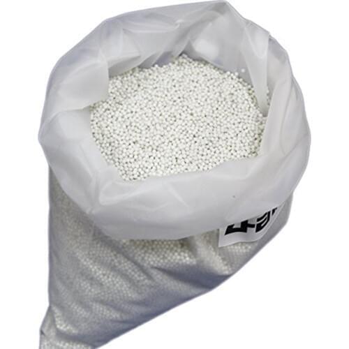 Zhenduo Toy 1 KG White 7-8mm Water Beads, Crystal Gel Balls, Strengthen Hardened Bomb for Gun Bullets (black)