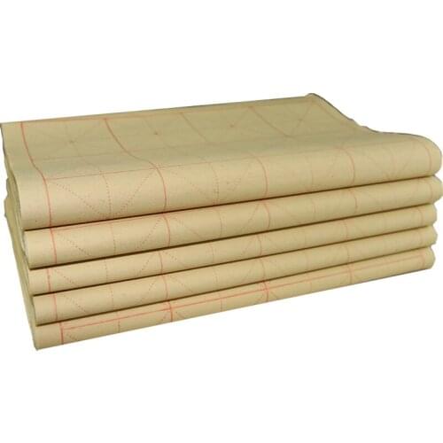 Chinese Bamboo Calligraphy Paper Papel Arroz Beginner Calligraphy Xuan Paper with Grids 120sheets/lot Thicken Rijstpapier