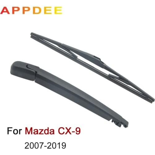 APPDEE Wiper 14" Rear Wiper Blade & Arm Set Kit For Mazda CX-9 2007-2015 Windshield Windscreen Rear Window