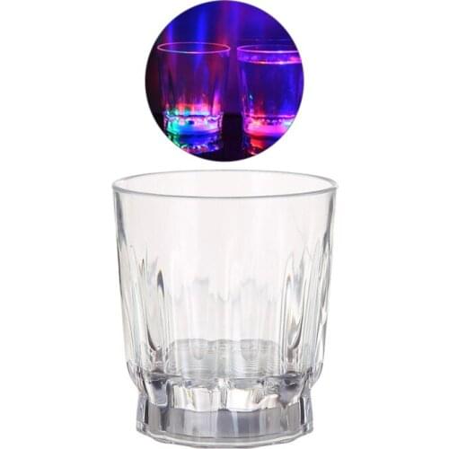 Mini Cool Flash Luminous Cup Fashion Colorful Led Party Light Luminous Cup Neon Bottle Drink Cup