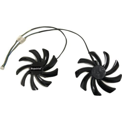 2 Pcs/Set DIY 95MM T129215BH/T129215SH GPU Graphics Card Fans VGA Cooler For Sapphire R9 390 4G D5 Video As Replacement