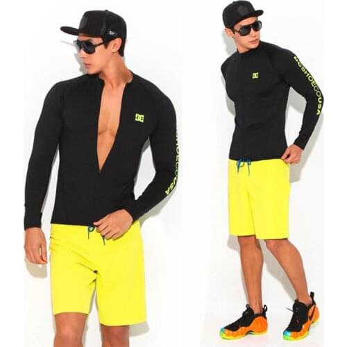 Rashguard Men Long Sleeve Swimsuit Mens Swim Rash Guard Quick Dry Surf Driving T Shirt For Swimming Clothes Lycra