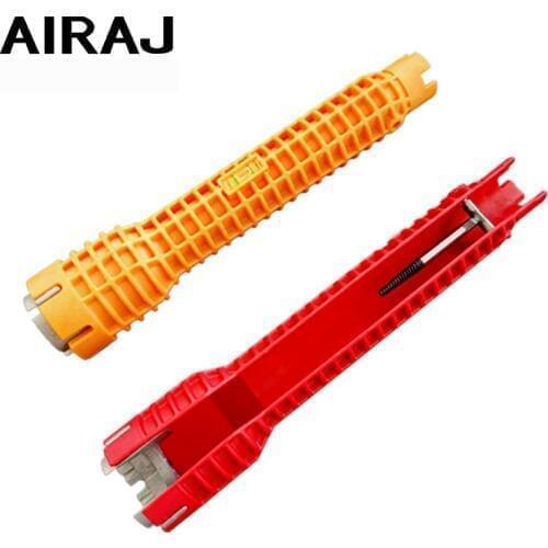 AIRAJ Multi-function Water Pipe Wrench Sink Bottom Pliers Bathroom Plumbing Faucet Installation and Maintenance Tools