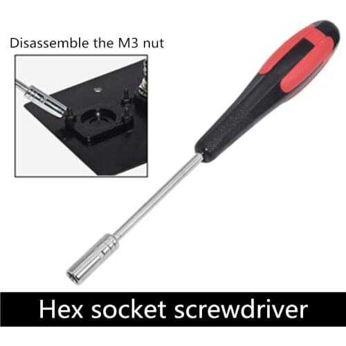 1pc Hex Driver Flat Head Screw Nut Wrench Repair Tool Kit Socket 5.5 mm For 86 panel, jumper frame, etc Socket
