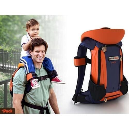Hands-Free Shoulder Carrier Nylon Child Strap Rider for 2-5 Years Old Kids Baby Safest Kangaroo Wrap Sling Suspenders