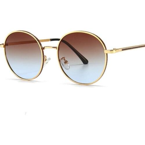 2020 new Unique Metal Frame diamond Sunglasses Men Women Design Round Sun Glasses Female Men Punk Glasses FML
