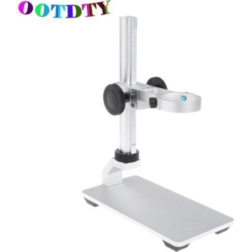 OOTDTY Aluminium Alloy Stand Bracket Holder Microscope Bracket Portable USB Digital Electronic Table Microscopes For G600
