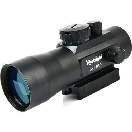 3X44 Green Red Dot Sight Scope Tactical Optics Riflescope Fit 11/20mm Rail Rifle Scopes for Hunting