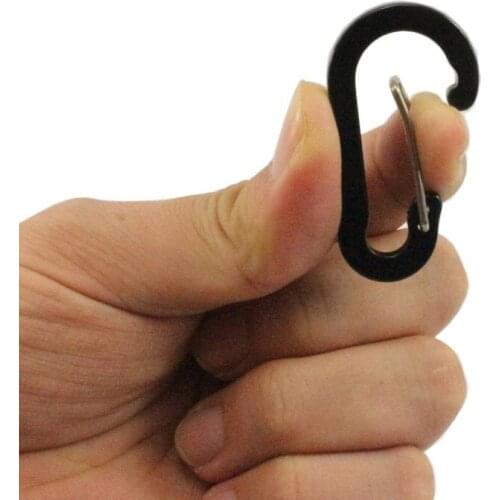 Portable Mini Spring Backpack Clasp Aluminum Alloy Climbing Carabiner Key Chain Keyring Camping Bottle Hook