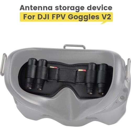 PU Dustproof Lens Protector for DJI FPV Goggles Antenna Storage Cover Memory Card Slot Holder for DJI FPV Glasses V2 Accessories