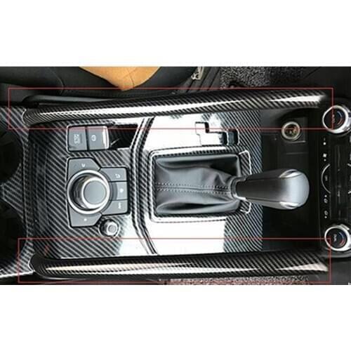 ABS Plastic For Mazda CX-5 Accessories 2017 2018 2019 2020 Car Gear Shift Knob Left And Right Guard Frame Cover Trim Styling