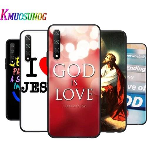 Christian Jesus Bible Verse For Huawei Y9S Y6S Y8S Y9A Y7A Y8P Y7P Y5P Y6P Y7 Y6 Y5 Pro Prime 2020 2019 Silicone Phone Case