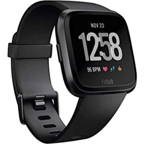 Versa Smart Watch, Black/black Aluminum