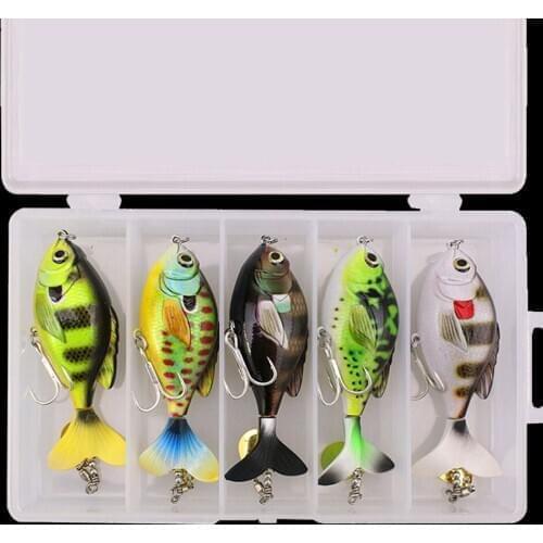 WALK FISH Whopper Popper Fishing Lures 9.5cm 16.9g Hard Baits Soft Rotating Tail Topwater High Quality Floating Wobbler
