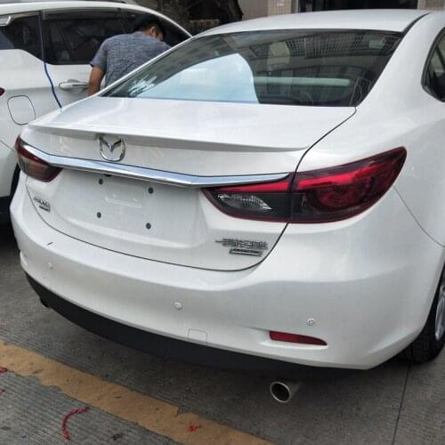 For Mazda 6 Atenza 2014 2015 2016 2017 2018 2019 Car Decoration Unpainted Rear Spoiler High Quality ABS Material Roof Tail Wing