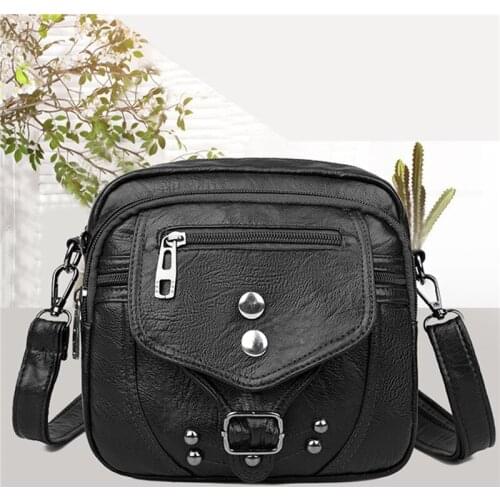 Ladies New Mini Small Square Bag 2021 Fashion PU Leather Mobile Phone Crossbody Bag Women Shoulder Messenger Bags