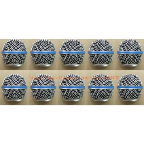10pcs/lot Professional Replacement Ball Head Mesh Grille Accessories for Shure BETA58 BETA58A SM58 SM58S SM58LC