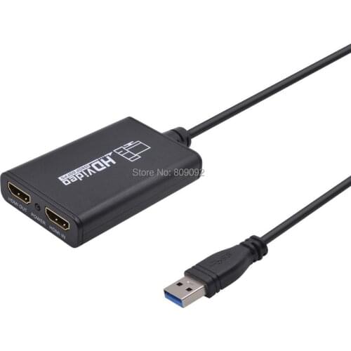 1080P USB 3.0 Converter TV Tuner Audio Game Video Capture Card 60FPS HDMI Full HD Capture Adapter for Windows PC Computer