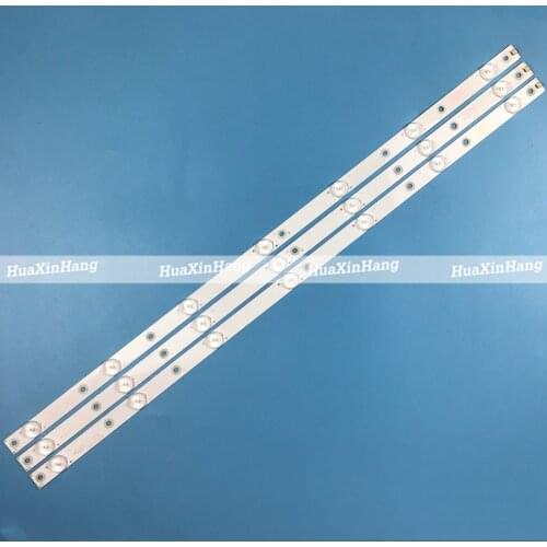 3 PCS 620mm LED Backlight Strip 7 lamp For PHILIPS Sony 32"TV 32pft5501/60 KDL-32R330D LB32080 E465853 32PHS5301/12 32PFS4132/12